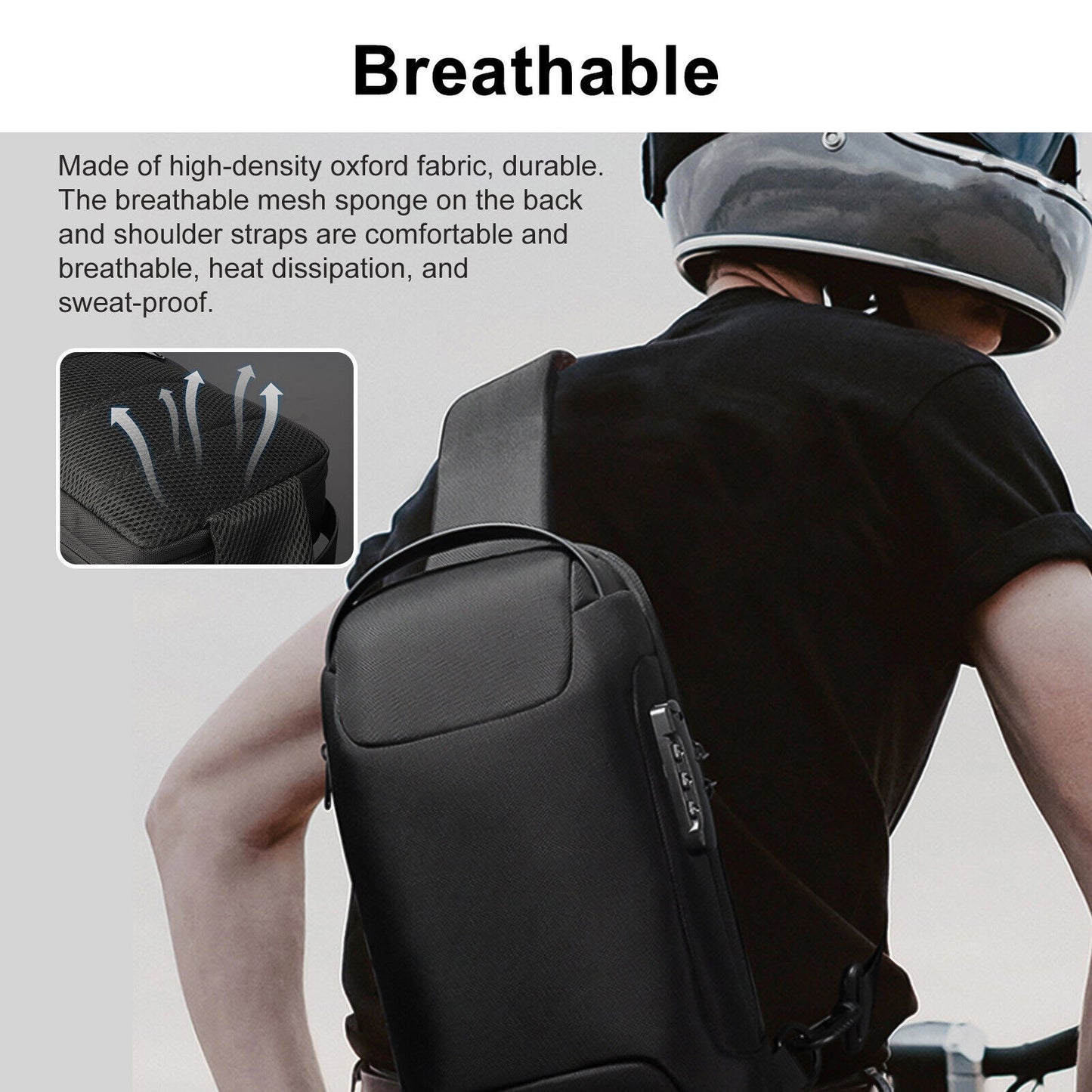 Sac/bandouillière USB anti-vol