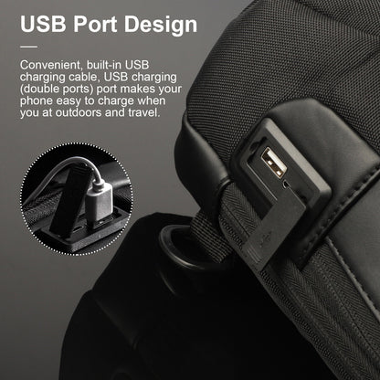 Sac/bandouillière USB anti-vol