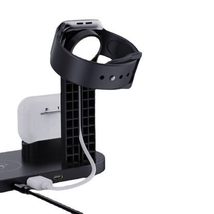 Chargeur multifonctionnelle 3 en 1 Noir (Sans recharge sans fil)